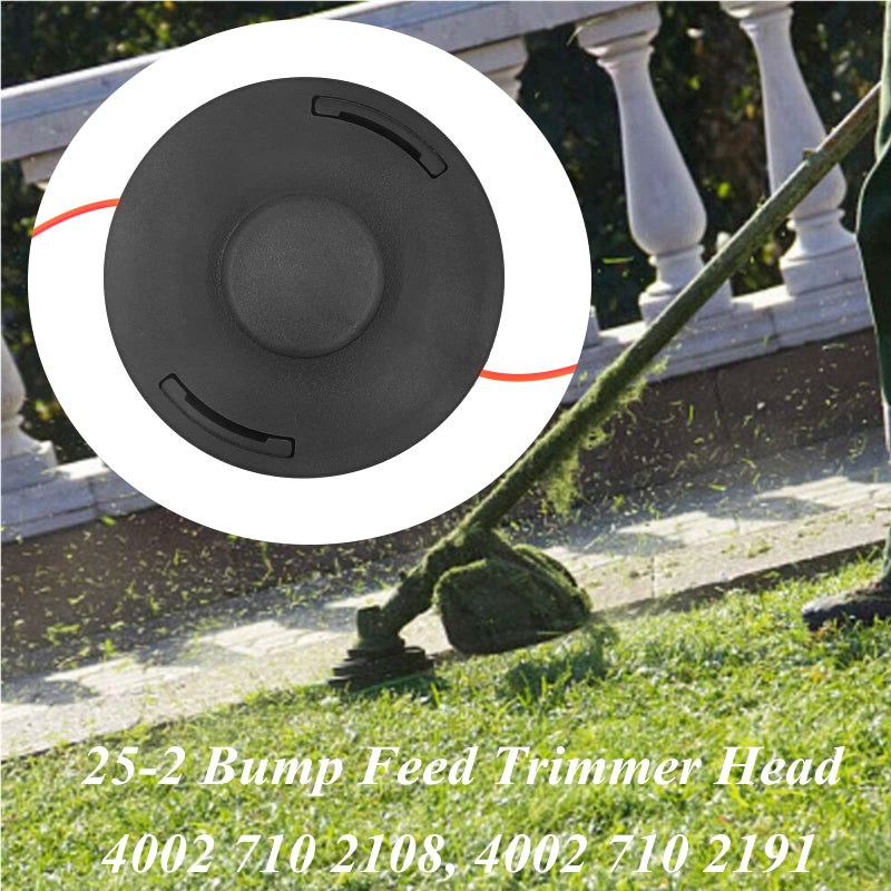 Kimsion 25-2 Trimmer Head 4002 710 2191 for STIHL FS55 FS55R FS56 FS56RC FS70 FS70R FS85 FS90 FS90R FS91R FS94R FS100RX FS110 FS111R FS111RX FS120 FS130 FS131R FS240 FS250 Brushcutter 4002 710 2108 - Image 4